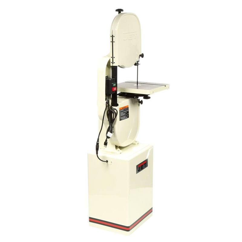 1 HP 14 in. Woodworking Vertical Band Saw with Closed Stand 115/230-Volt JWBS-14CS