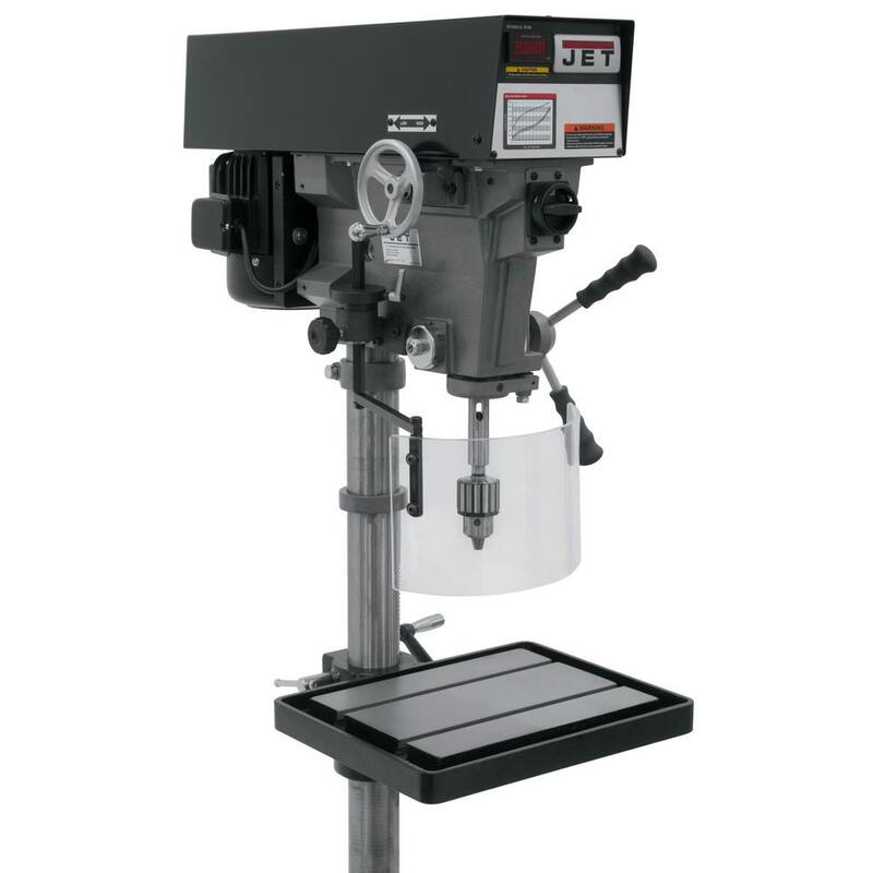 1 HP 15 in. Floor Standing Drill Press Variable Speed 115/230-Volt J-A5816