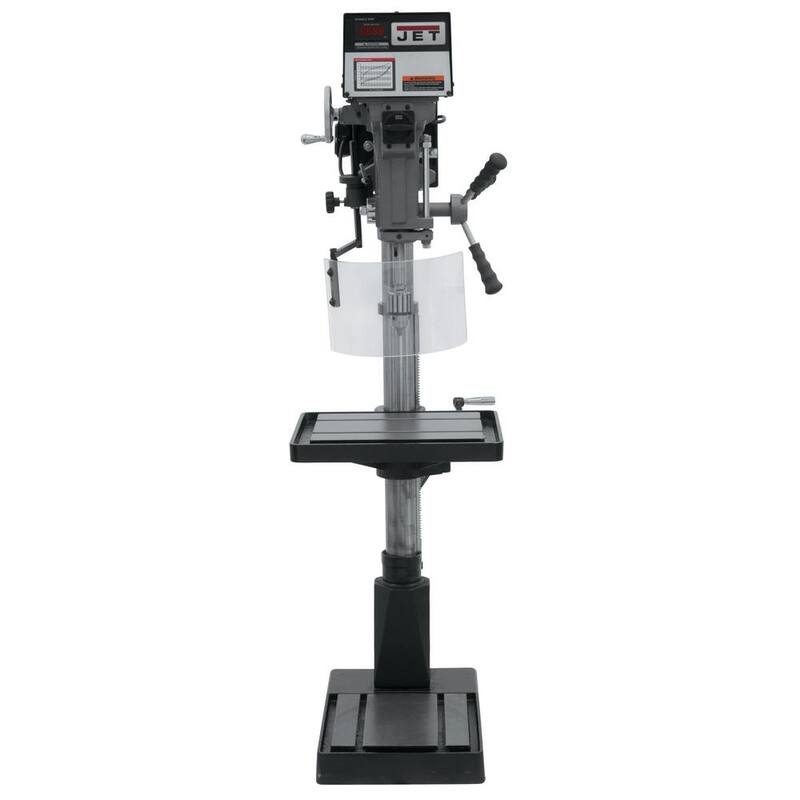 1 HP 15 in. Floor Standing Drill Press Variable Speed 115/230-Volt J-A5816